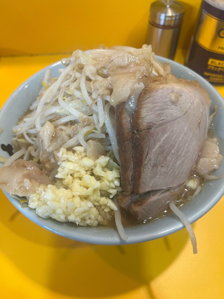 「小ラーメン➕ニンニク➕アブラ」@ラーメン二郎 八王子野猿街道店2の写真