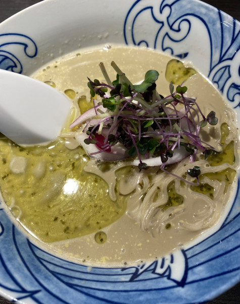 「【限定】アイス・ガーリック・オイスターヌードル　1400円」@弘明寺丿貫の写真