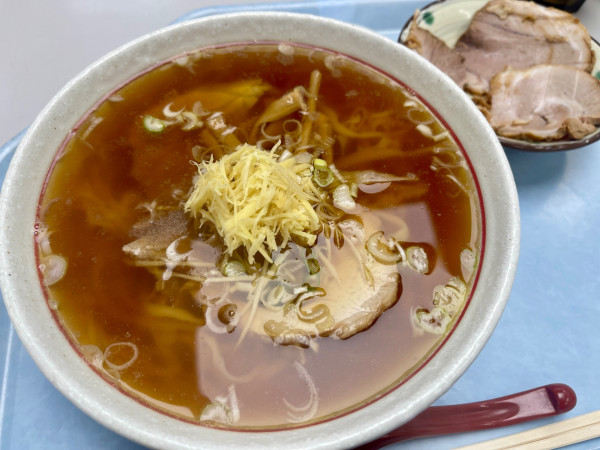 「生姜ラーメン TP チャーシュー」@麺屋 まさとの写真