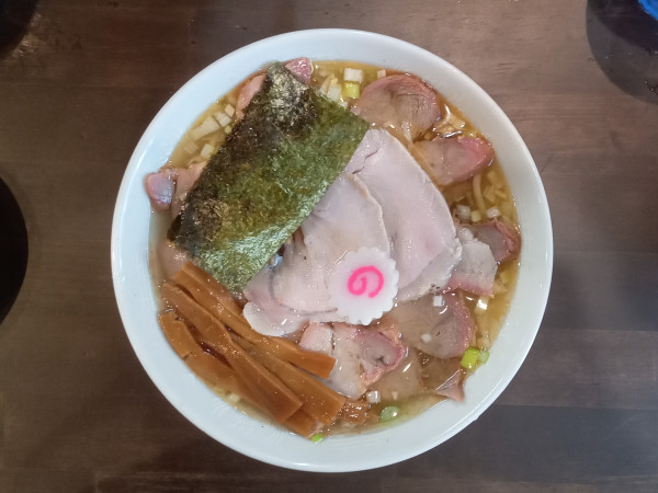 「焼豚メン（塩）＋ギョーザ（中）」@自家製麺 うるちの写真