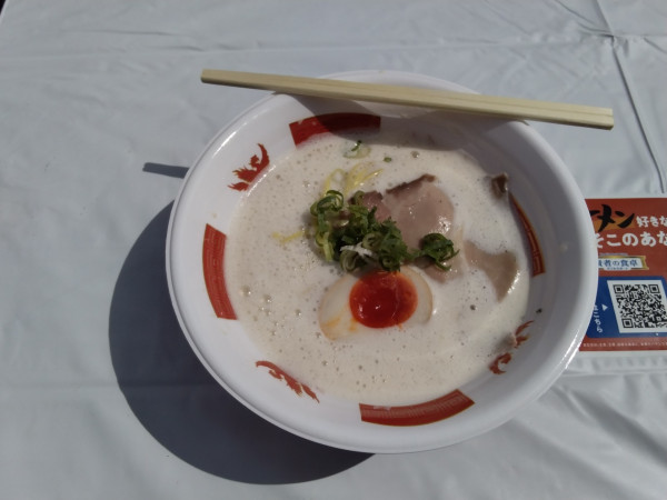 「（ラーメン家 あかぎ）鶏白湯しおラーメン」@メ～テレラ～メンフェス with SUSURU TV. supported by サントリーからだを想うオールフリーの写真
