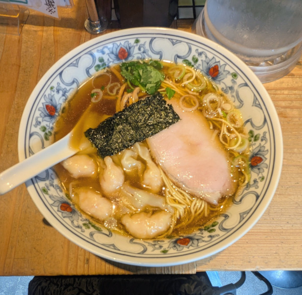 「エビワンタンメン  1,200円」@らーめん・わんたん ゆう輝屋の写真