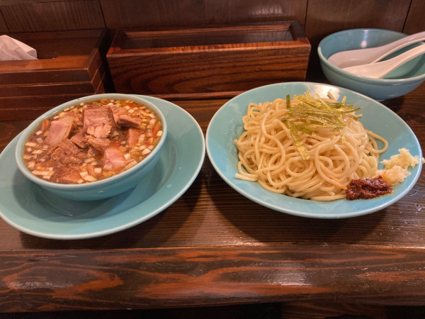 「ゴロゴロ肉つけ麺」@つけそば 麺吉の写真