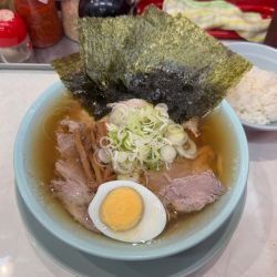 特中華そば（並）＋無料めし