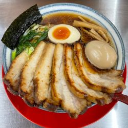 だしだ醤油ちゃーしゅー¥1,160+割れ味玉¥20