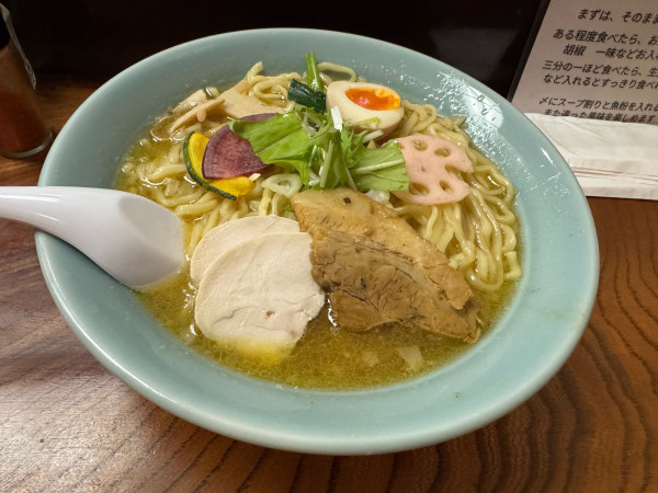 「濃厚鶏白湯らーめん　1000」@麺屋 竹馬の写真