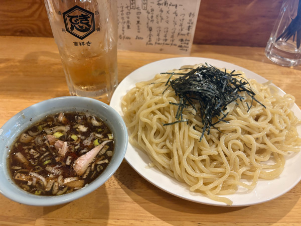 「つけそば(大盛)」@中華つけ蕎麦 でき心の写真