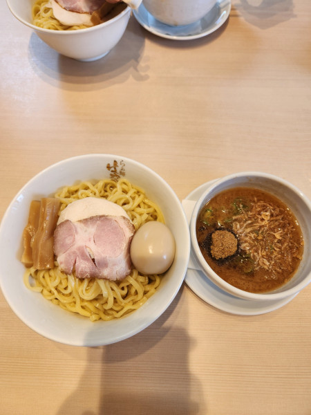 「濃厚海老つけ麺大盛」@らぁ麺はやし田 岩槻店の写真
