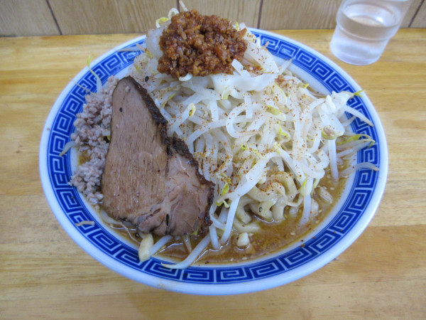 「ふじそば味噌（９８０円）＋麺増し２００円」@勝神角ふじの写真