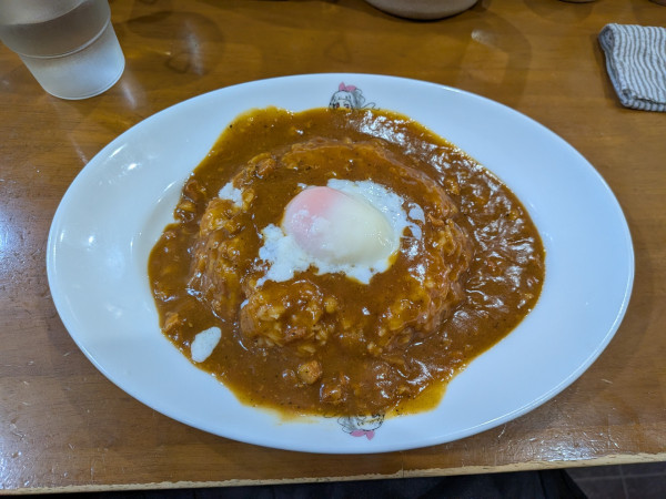 「日乃屋カレー温玉950円」@日乃屋カレー 秋葉原店の写真
