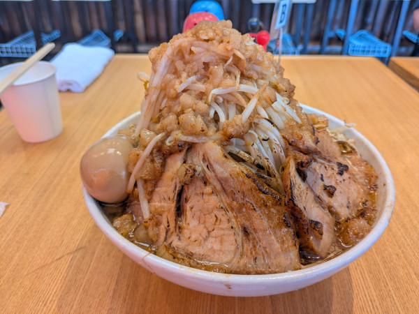 「ラーメン(300g)＋味玉」@笑顔の為に 名古屋店の写真