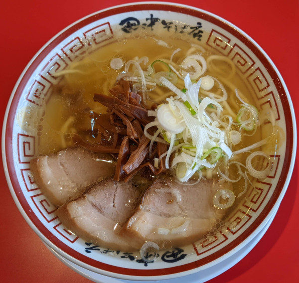 「中華そば 830円」@田中そば店 クイズモール龍ヶ崎店の写真