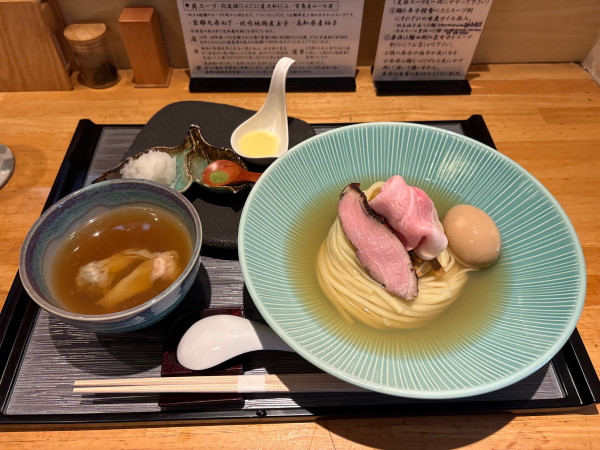 「特製帆立柚子塩つけ麺」@入鹿（IRUCA）-Tokyo-の写真