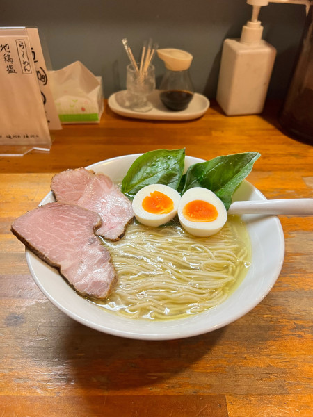 「地鶏塩」@極汁美麺 umamiの写真