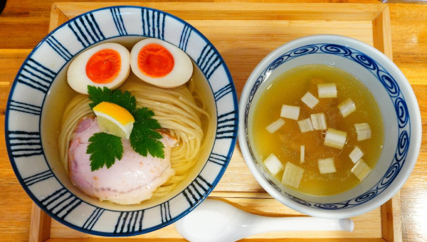「味玉昆布水つけ麺 塩」@だん善ラーメンの写真