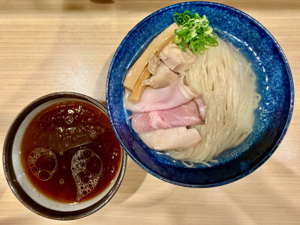 「地鶏中華つけそば 醤油」@中華そばよしかわ 西荻窪店の写真