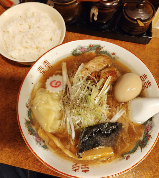 「いりこ出汁の中華そば」@麺の蔵 かめだ屋の写真