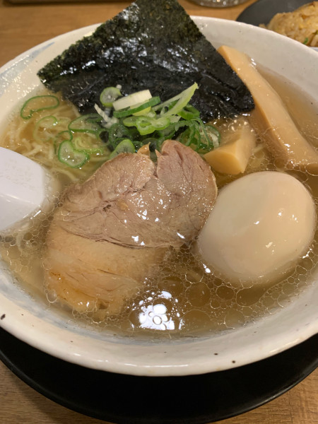 「旨塩ラーメン(玉子)」@横浜家系ラーメン 武骨家 錦店の写真
