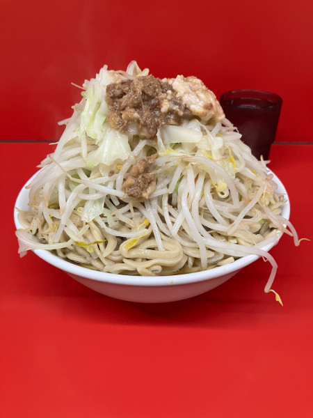 「小ラーメン ヤサイ アブラ」@ラーメン二郎 ひたちなか店の写真