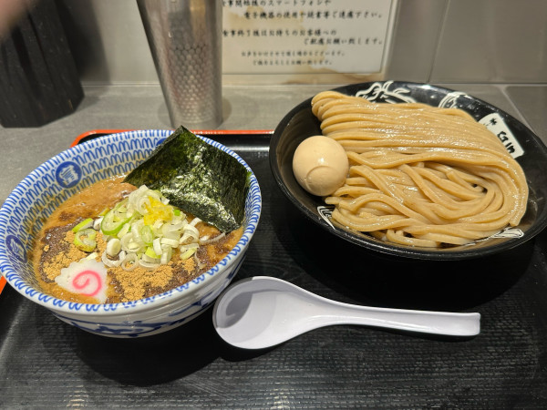 「半熟味玉つけめん」@松戸富田麺絆の写真