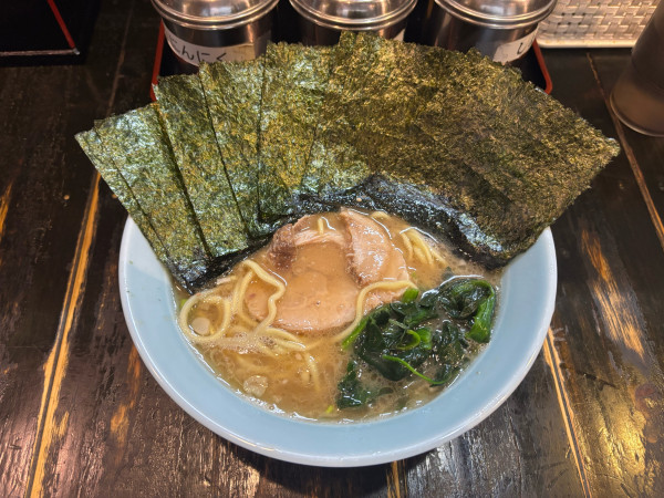 「のり増しラーメン」@らーめんありがた家の写真