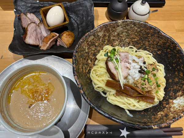 「つけ麺(中)+BOSS盛り」@小山竹末食堂の写真