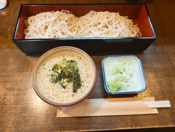 「とろろそば（冷）」@そば処 石墨の写真