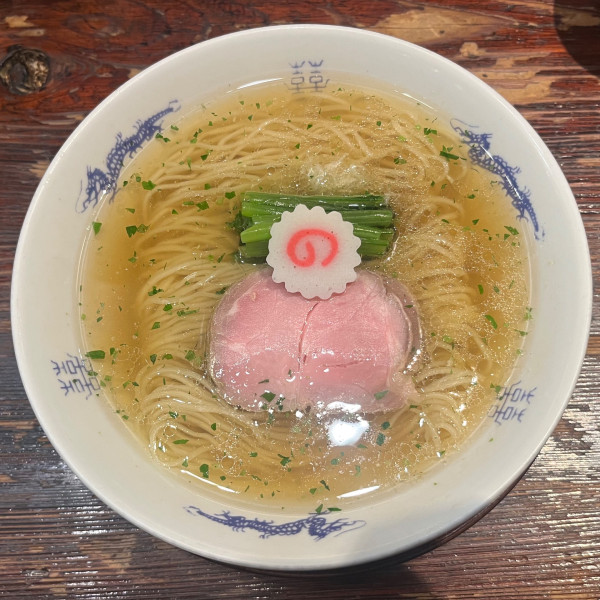 「山椒そば 肉2個・海老2個」@中華蕎麦にし乃の写真