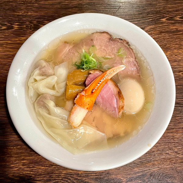 「【限定】真鯛と蛤出汁の極上塩そば」@麺屋 真心の写真