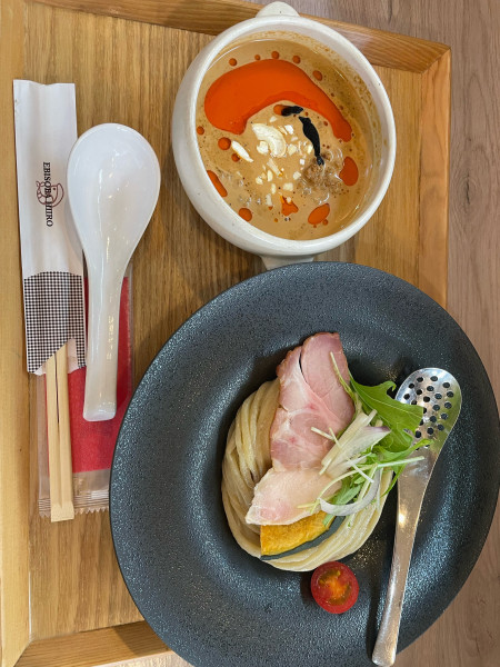 「冷製担々つけそば」@えびそば 緋彩の写真