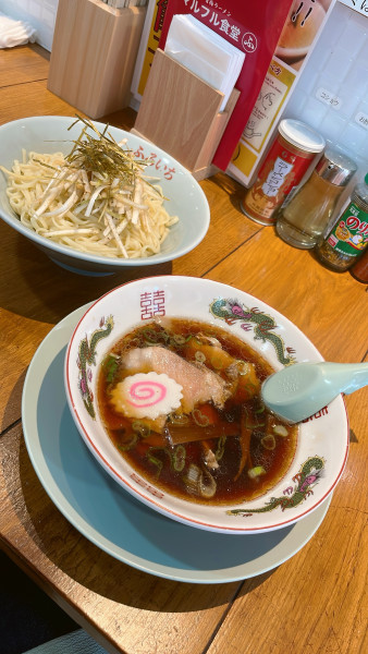 「旨ネギチャーシューつけ麺」@青梅ラーメン マルフル食堂 旧青梅街道店の写真