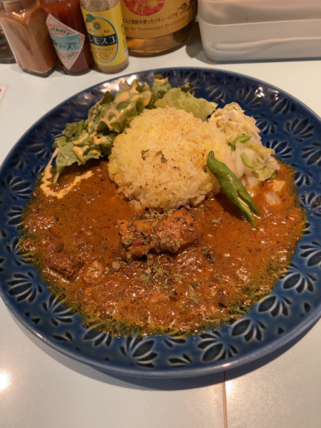 「チキンカレー　　1050円」@BLUE MOON ohmiyaの写真