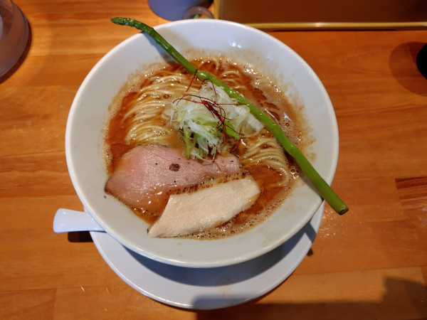 「オマール海老の濃厚白湯麺1200円（9月27日28日限定）」@麺家 たけ田の写真