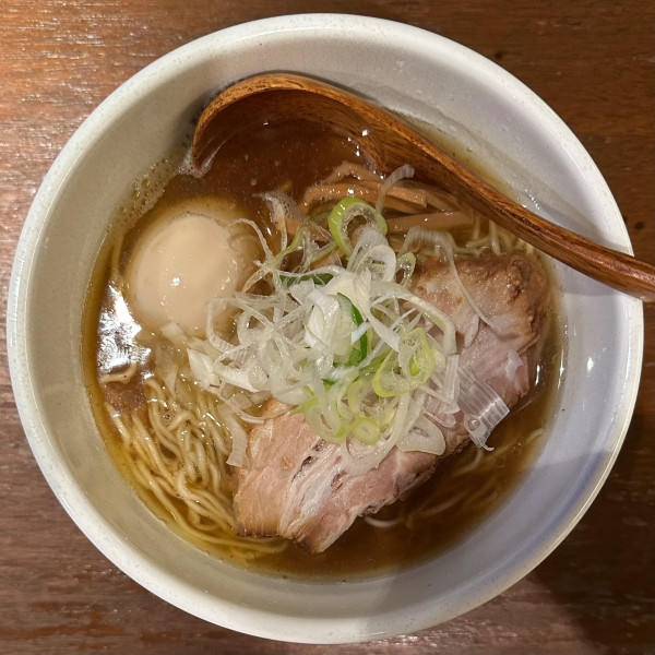 「和風らーめん（鶏油）」@らーめん日和の写真