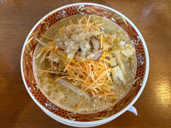 「味噌ネギラーメン（辛）」@自家製手もみ麺 ラーメン赤松の写真