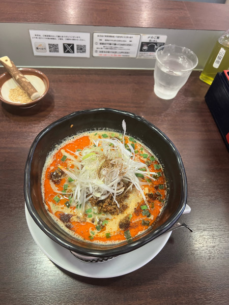 「濃厚担々麺」@たん担めん麺 炎真の写真