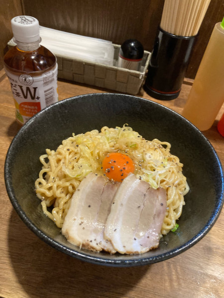 「釜玉・ダブル（１０００円）」@大革命 六甲道店の写真