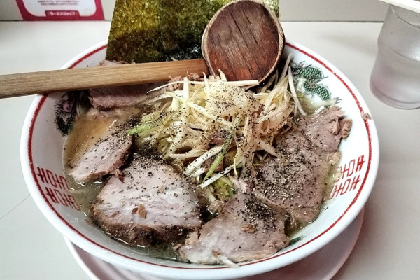 「ネギチャーシューメン950円」@ラーメンショップ 希望ヶ丘店の写真