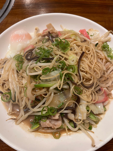 「焼きラーメン」@九一麺 つきみ野店の写真