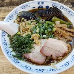 【夏の限定】揚げ茄子冷しラーメン