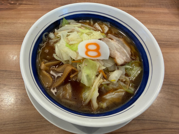 「野菜らーめん(醤油)759円」@8番らーめん 飯田インター店の写真