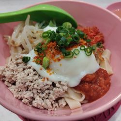 オリジナルパンミー　※スープ付き　※手もみ平打ち麺