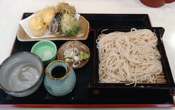 「大分県産姫はも天せいろ【夏限定】」@そば処 大村の写真