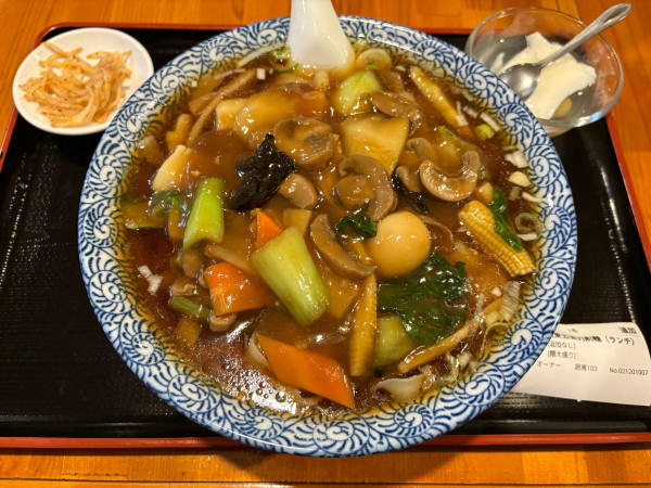 「広東五目刀削麺（大盛）」@福餃子の写真