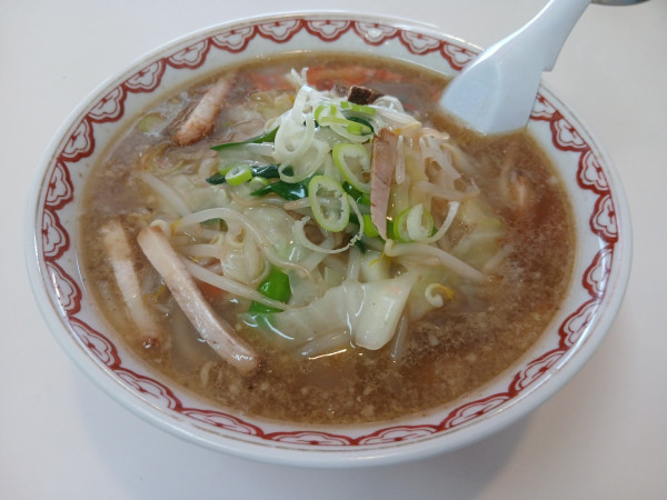 「野菜あんかけラーメン 800円」@王ちゃんラーメンの写真