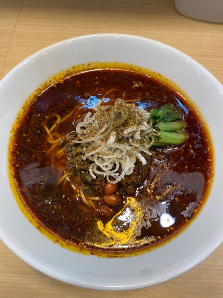 「汁あり担担麺（醤油）」@担担麺専門店 微風の写真