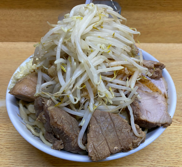 「中華キムチ味汁なし(大豚Ｗ)」@ラーメン二郎 環七新新代田店の写真