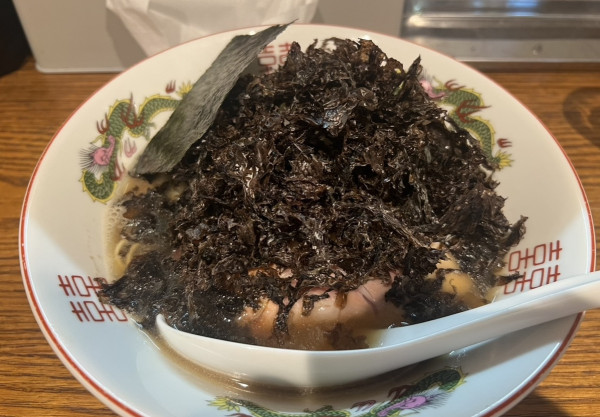 「煮干しそば海苔トッピング」@中華蕎麦 縁の写真