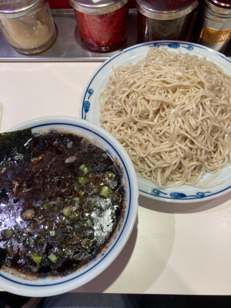 「つけめんブラック、酢抜き」@らあめん 渋英の写真