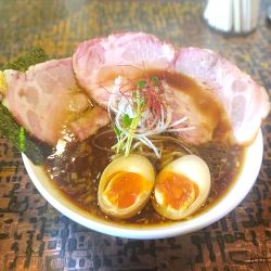 手打ち中華そば 元味（麺増し＋半熟煮玉子）